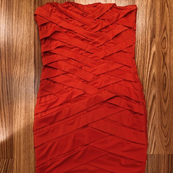 Nikibiki RED Waffle Dress - Picture 2 of 3